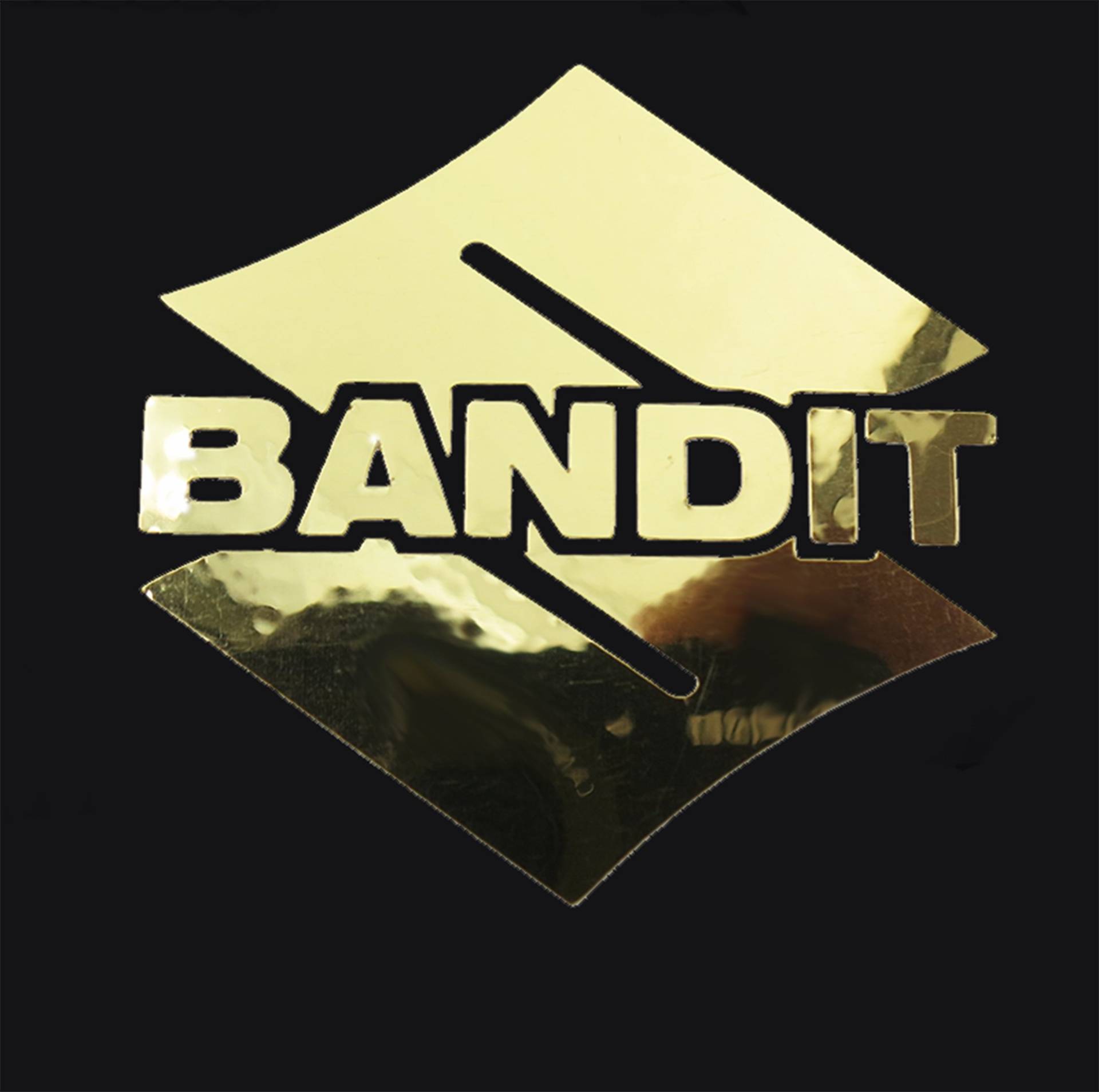 Bandit S Gold Chrom Motorrad Aufkleber Aufkleber Grafiken X 2 Stück von !