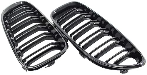 Doppelsteg Kühlergrill für 6er Serie F06 F12 F13,12-16, glänzend, Schwarz von 通用