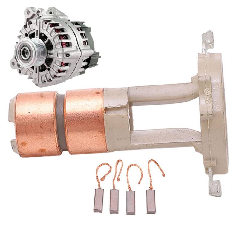 Lichtmaschine Schleifring Bürsten Set, Lichtmaschine Bürsten Kit | Lichtmaschinenbürsten Set | Anti-Reibung Lichtmaschine Umbausatz für Automobil, Fahrzeugwartung von ノーブランド品