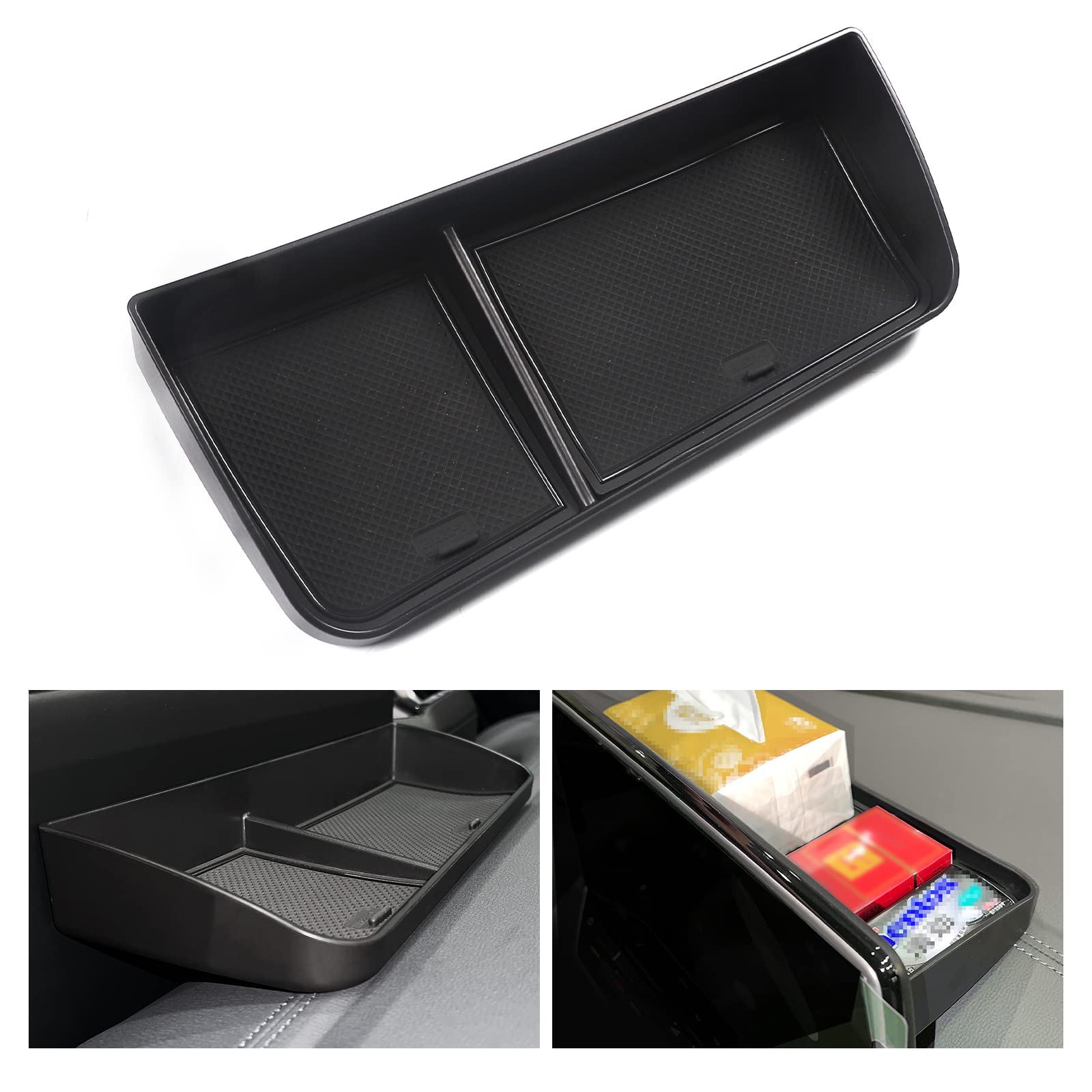 smabee Auto-Armaturenbrett-Ablage für VW ID.4 ID4 Mittelkonsole Display Aufbewahrungsbox Versteckte Ablage hinter dem Bildschirm Zubehör Organizer Pad smabee Auto-Armaturenbrett-Ablage für VW ID.4 ID4 Mittelkonsole Display Aufbewahrungsbox Versteckte Ablage hinter dem Bildschirm Zubehör Organizer Pad von smabee