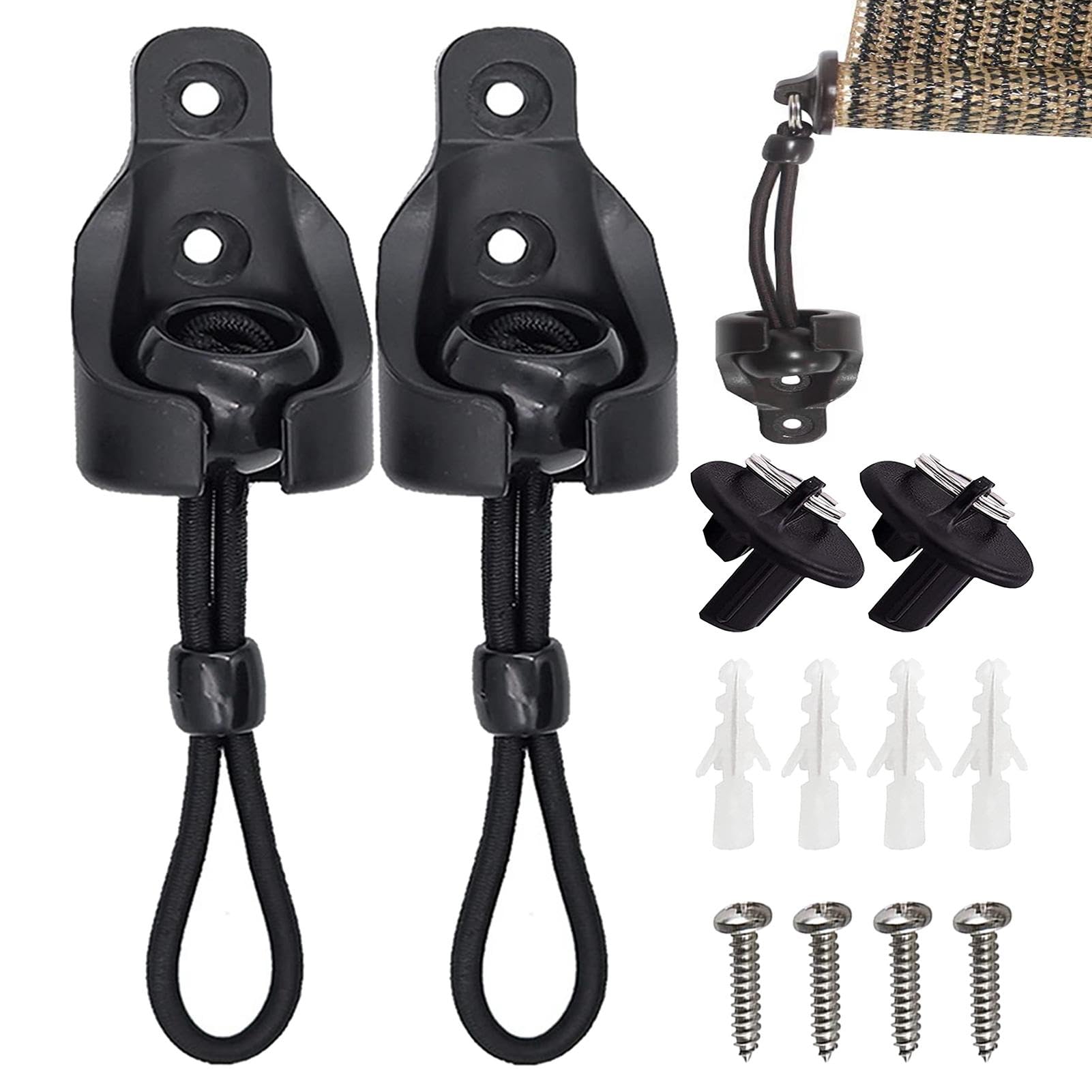 Sonnenschutz-Teile, Bungee-Kit für den Außenbereich, wetterbeständige Outdoor-Jalousien-Hardware | Rollo-Bungee-Kit, Sonnenschutz-Hardware zum Sichern von Rollos Sonnenschutz-Teile, Bungee-Kit für den Außenbereich, wetterbeständige Outdoor-Jalousien-Hardware | Rollo-Bungee-Kit, Sonnenschutz-Hardware zum Sichern von Rollos von ノーブランド品