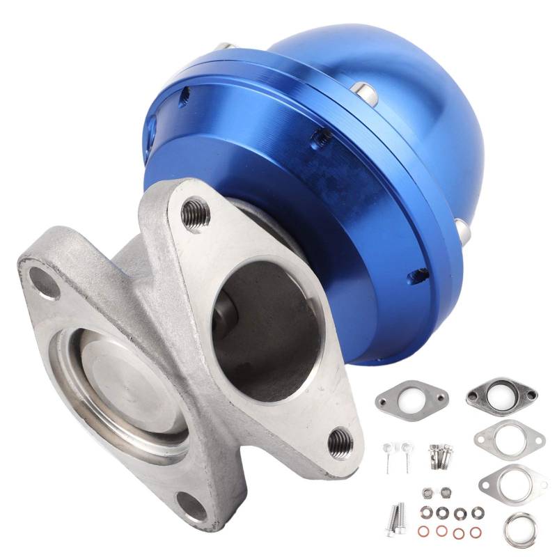 Externes Turbokrümmer-Wastegate, externes -Wastegate-Kit 38 mm/1,5 Zoll Schraubendesign MVS Unit Production CNC-gefrästes Gusseisen für Turbolader-Fahrzeuge von 01 02 015