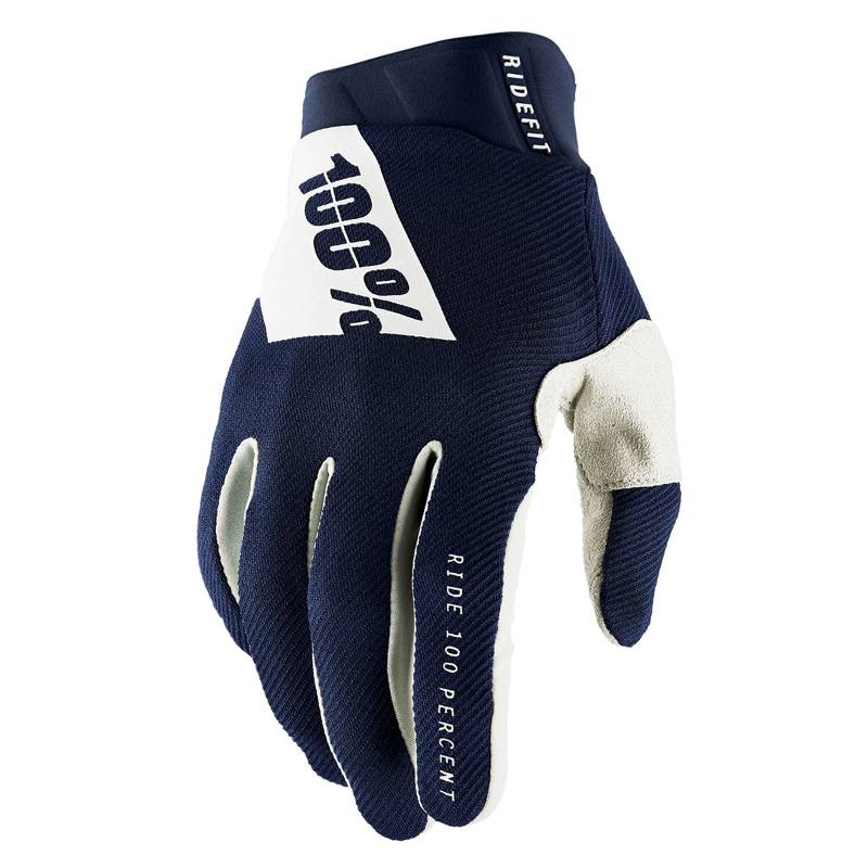 1 00% Unisex Handschuhe Ridefit, Navy White - Dunkelblau Weiß, XL, HU-GLO-005 1 von 100%