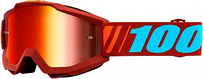 100 Percent Accuri Dauphine, Crossbrille - Rot/Blau Rot-Verspiegelt von 100 Percent