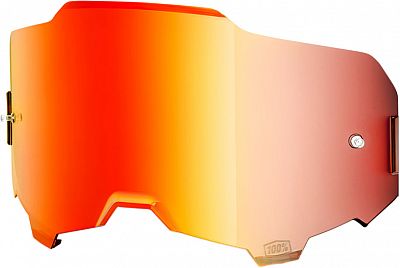 100 Percent Armega, Ersatzglas verspiegelt - Rot-Verspiegelt von 100 Percent