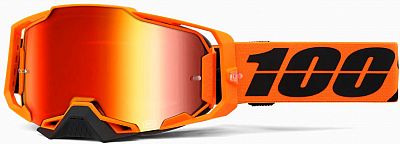 100 Percent Armega CW2 S22, Crossbrille verspiegelt - Orange/Schwarz Rot-Verspiegelt von 100 Percent