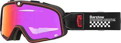 100 Percent Barstow Erban, Crossbrille verspiegelt - Schwarz Dunkelrot-Verspiegelt von 100 Percent