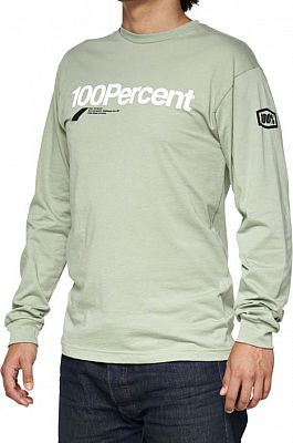 100 Percent Bilto, Sweatshirt - Hellgrün/Weiß - L von 100 Percent