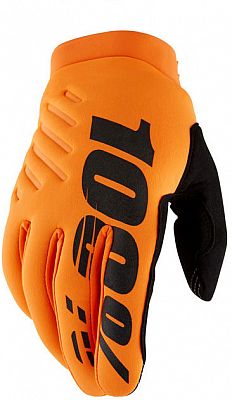100 Percent Brisker, Handschuhe - Orange/Schwarz - L von 100 Percent
