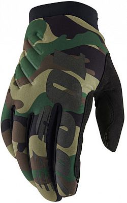 100 Percent Brisker Camo, Handschuhe - Schwarz/Grün/Braun - XL von 100 Percent