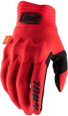 100 Percent Cognito, Handschuhe - Rot/Schwarz - L von 100 Percent