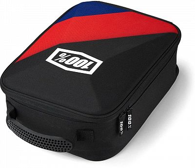 100 Percent Cornerstone, Brillentasche - Schwarz/Rot/Blau von 100 Percent