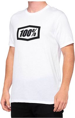 100 Percent Essential, T-Shirt - Weiß/Schwarz - L von 100 Percent