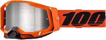 100 Percent Racecraft 2 Neon Orange, Crossbrille verspiegelt - Orange/Schwarz Silber-Verspiegelt von 100 Percent