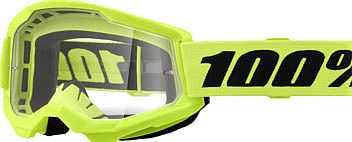 100 Percent Strata 2, Crossbrille - Neon-Gelb/Schwarz Klar 100 Percent Strata 2, Crossbrille - Neon-Gelb/Schwarz Klar von 100 Percent