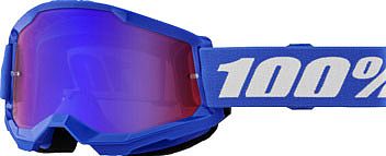 100 Percent Strata 2 Blue, Crossbrille verspiegelt - Blau/Weiß Rot/Blau-Verspiegelt 100 Percent Strata 2 Blue, Crossbrille verspiegelt - Blau/Weiß Rot/Blau-Verspiegelt von 100 Percent