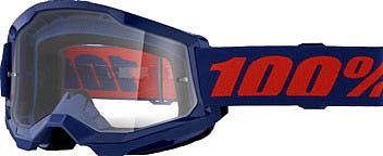 100 Percent Strata 2 Navy, Crossbrille - Dunkelblau/Rot Klar von 100 Percent