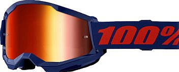 100 Percent Strata 2 Navy, Crossbrille verspiegelt - Dunkelblau/Rot Rot-Verspiegelt 100 Percent Strata 2 Navy, Crossbrille verspiegelt - Dunkelblau/Rot Rot-Verspiegelt von 100 Percent