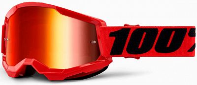 100 Percent Strata 2 S23, Crossbrille verspiegelt - Neon-Orange/Schwarz Gold-Verspiegelt 100 Percent Strata 2 S23, Crossbrille verspiegelt - Neon-Orange/Schwarz Gold-Verspiegelt von 100 Percent