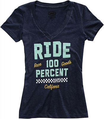 100 Percent Tracker, T-Shirt Damen - Blau - XL von 100 Percent