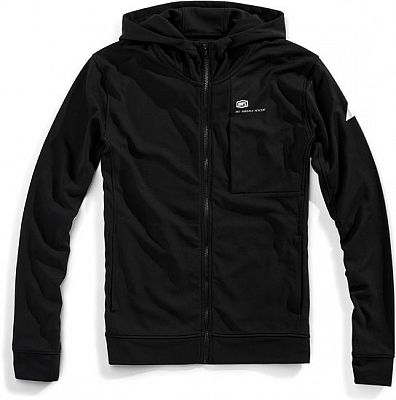 100 Percent Z-Tech Regent Fleece, Kapuzenjacke - Schwarz - L von 100 Percent