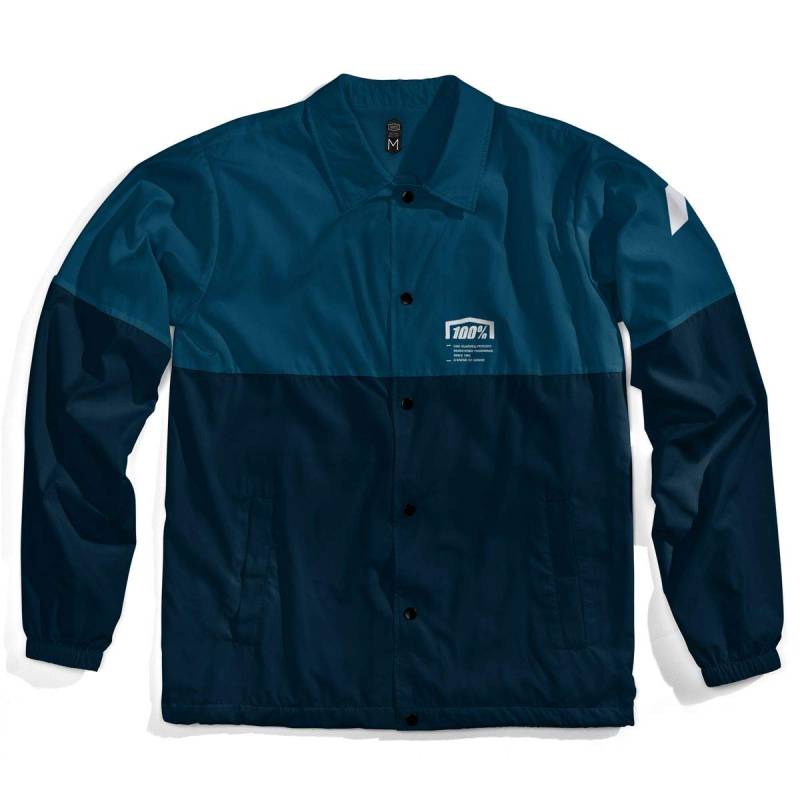 100% 39010-015-10 Ascott Trainer Jacke, Erwachsener, S, Blau von 100%