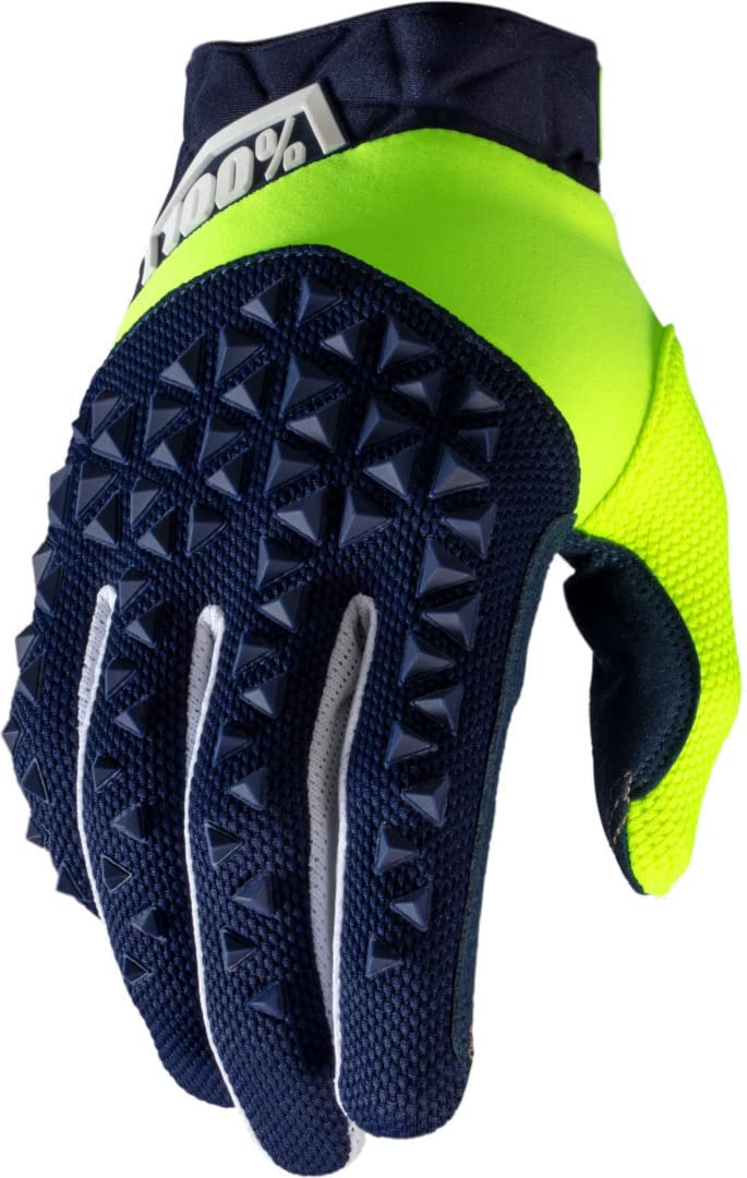 100% Airmatic Handschuhe, Erwachsene (Neon Blau/Gelb, Klein) von 100%