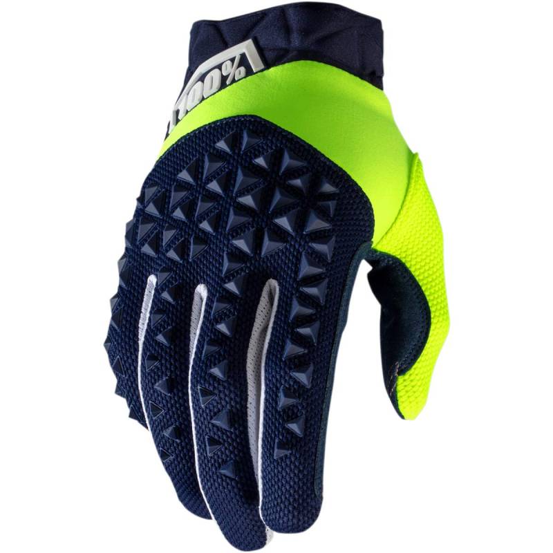 100% Airmatic Handschuhe, Erwachsene (Neon Blau/Gelb, Klein) von 100%