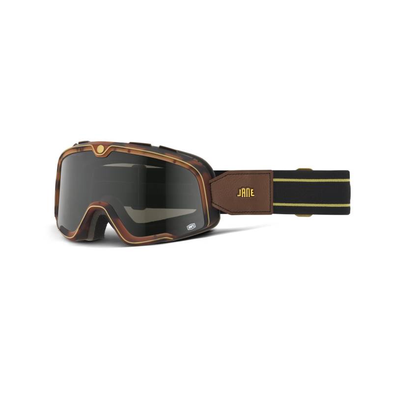 100% BARSTOW Schutzbrille Antibeschlag Sportbrille für Motocross Polycarbonat Fahrradbrille mit minimalem Rahmen Jane Motorräder Mirror True Gold Linse von 100%