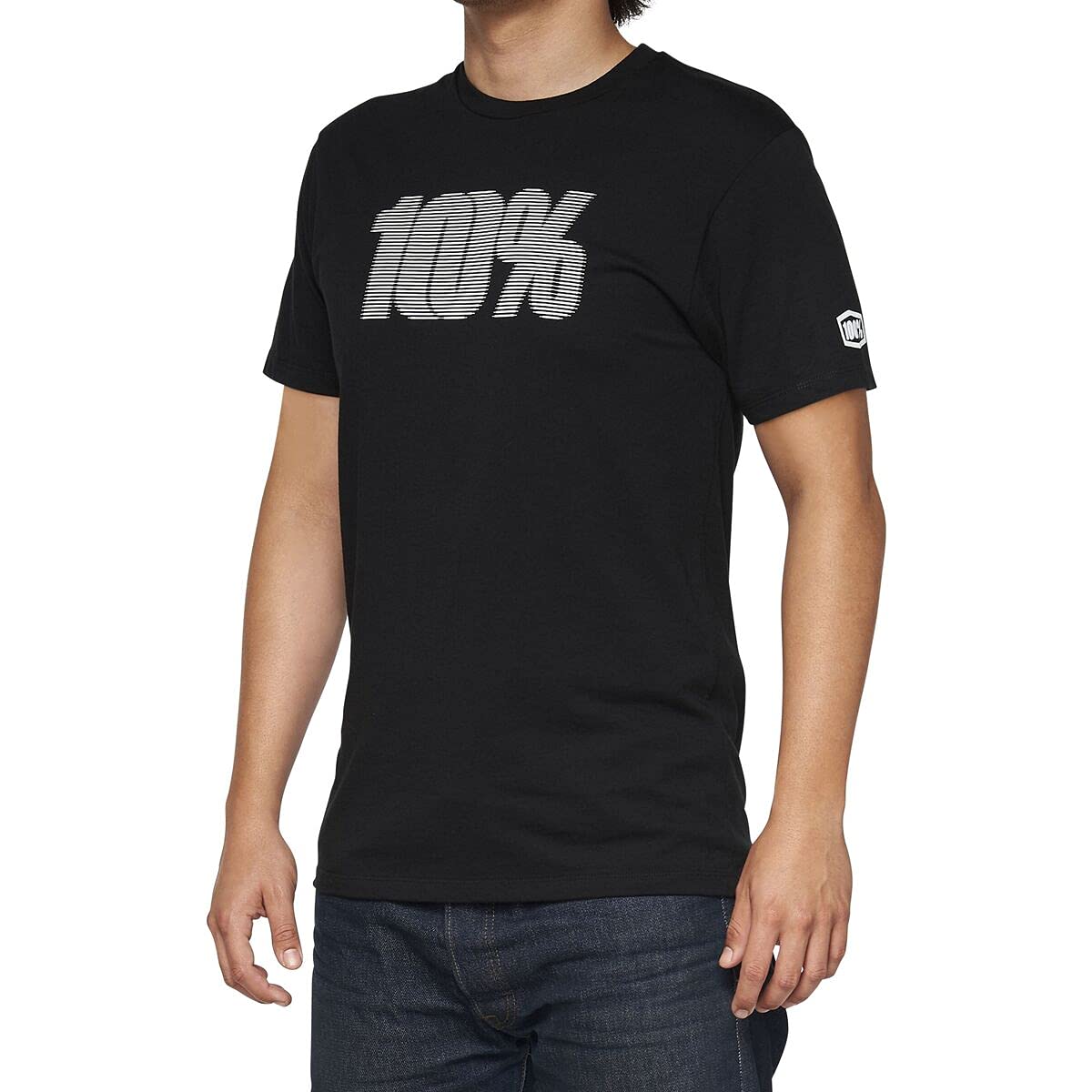 100% DEFLECT T-Shirt, Black XL, Ersatzteile Unisex Erwachsene, mehrfarbig, Einheitsgröße von 100%