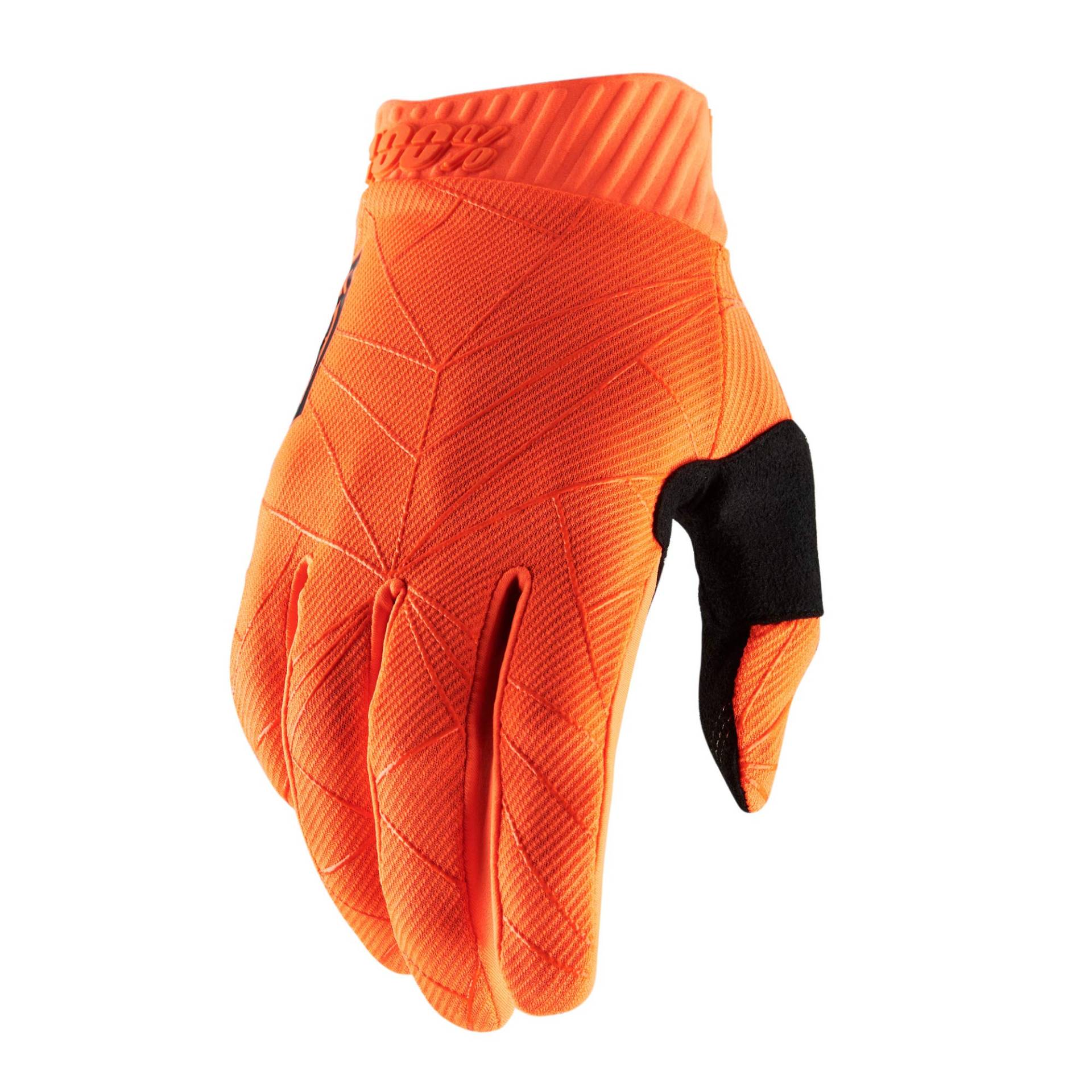 100% Erwachsene Ridefit Handschuhe(Neon Orange Schwarz, M) von 100%