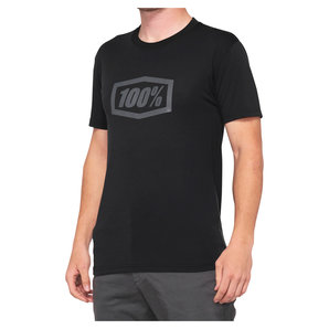 100% Essential Tech Tee T-Shirt Schwarz von 100%
