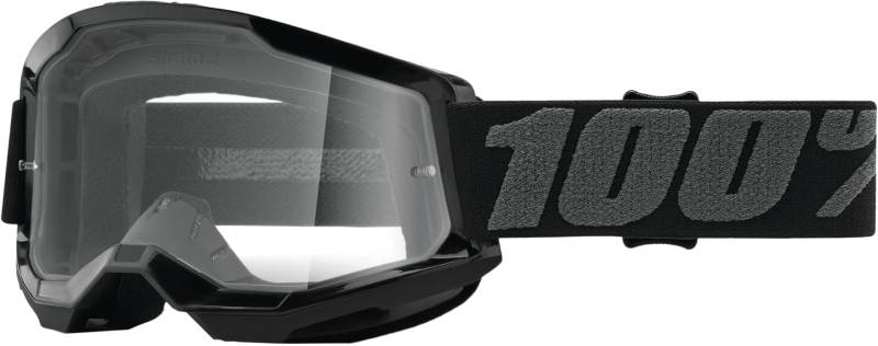 100% Unbekannt Motocross Kühlergrill Strata 2 Klar, Schwarz, HU-GOG-1055 von 100%