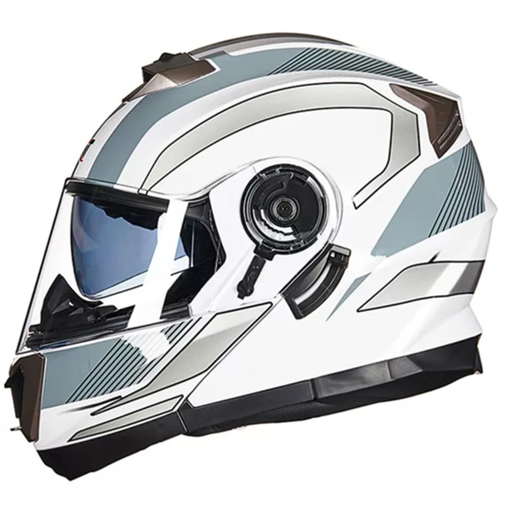 Modulare umkehrbare Motorradhelme Vier Jahreszeiten Warm Erwachsene Double Vision Mirror Männer und Frauen Full Face Safety Helmet Geeignet für Off-Road Commuting Schwarz L Modulare umkehrbare Motorradhelme Vier Jahreszeiten Warm Erwachsene Double Vision Mirror Männer und Frauen Full Face Safety Helmet Geeignet für Off-Road Commuting Schwarz L von 100junzidao