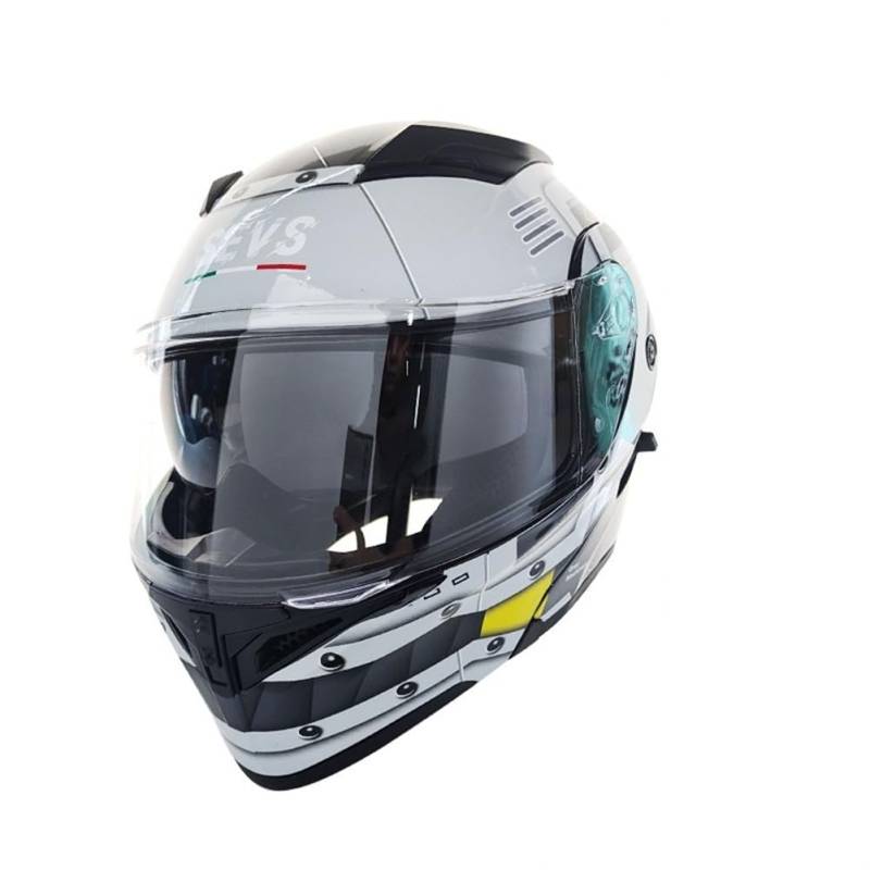 Modularer Motorradhelm Erwachsene Dual Vision Full Face Helm Männer und Frauen Touring Off-Road Freizeitsport Sicherheit Riding Gear DOT Four Seasons Grau L von 100junzidao