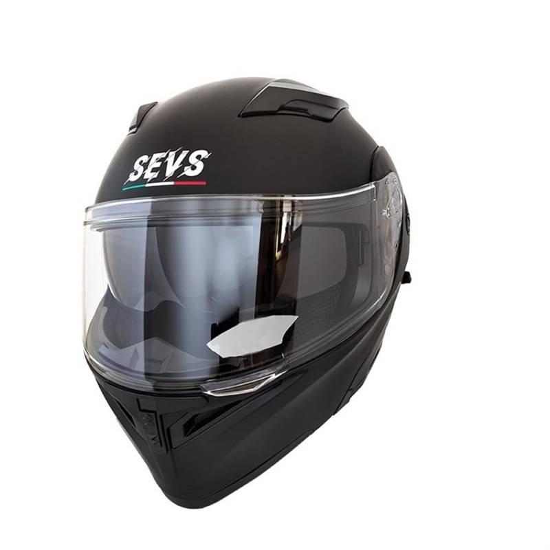 Modularer Motorradhelm Erwachsene Dual Vision Full Face Helm Männer und Frauen Touring Off-Road Freizeitsport Sicherheit Riding Gear DOT Four Seasons Schwarz L von 100junzidao