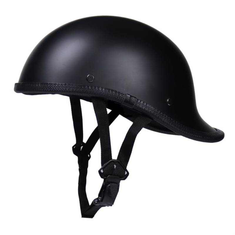 Retro Japanischer Halbhelm Elektroauto Roller Motorrad Helme Männer und Frauen Rückwärts Mode Sicherheit 600g Leichtgewicht Belüftung Geräuschreduzierung Schwarz L von 100junzidao