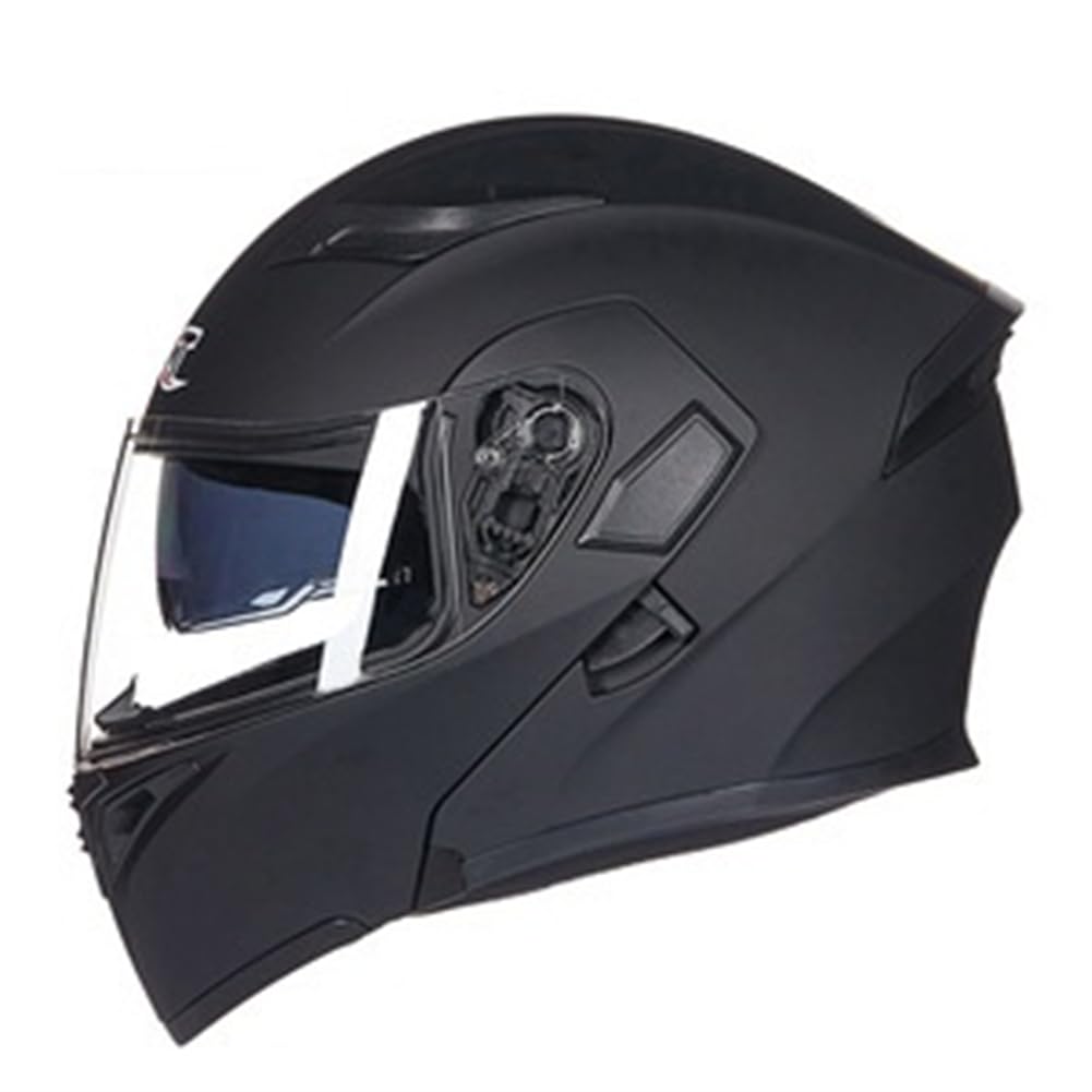Reversible Motorradhelm Doppelvisier DOT-Zertifiziert Folding Full-face Modular Helme Erwachsene Männer und Frauen Vier Jahreszeiten Sicherheit Lärmreduzierung Schwarz M Reversible Motorradhelm Doppelvisier DOT-Zertifiziert Folding Full-face Modular Helme Erwachsene Männer und Frauen Vier Jahreszeiten Sicherheit Lärmreduzierung Schwarz M von 100junzidao