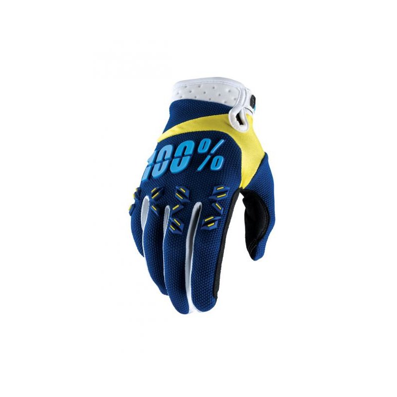 100% Airmatic Handschuhe Blau/Gelb Größe XXL von 100percent