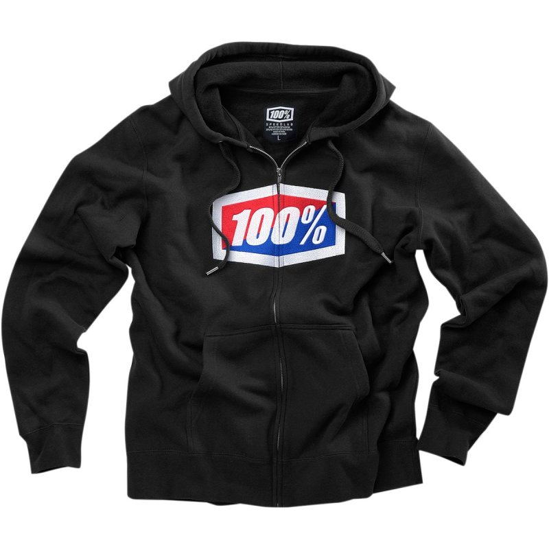 100% Fleece ZIP OFFICIAL BK XL von 100percent