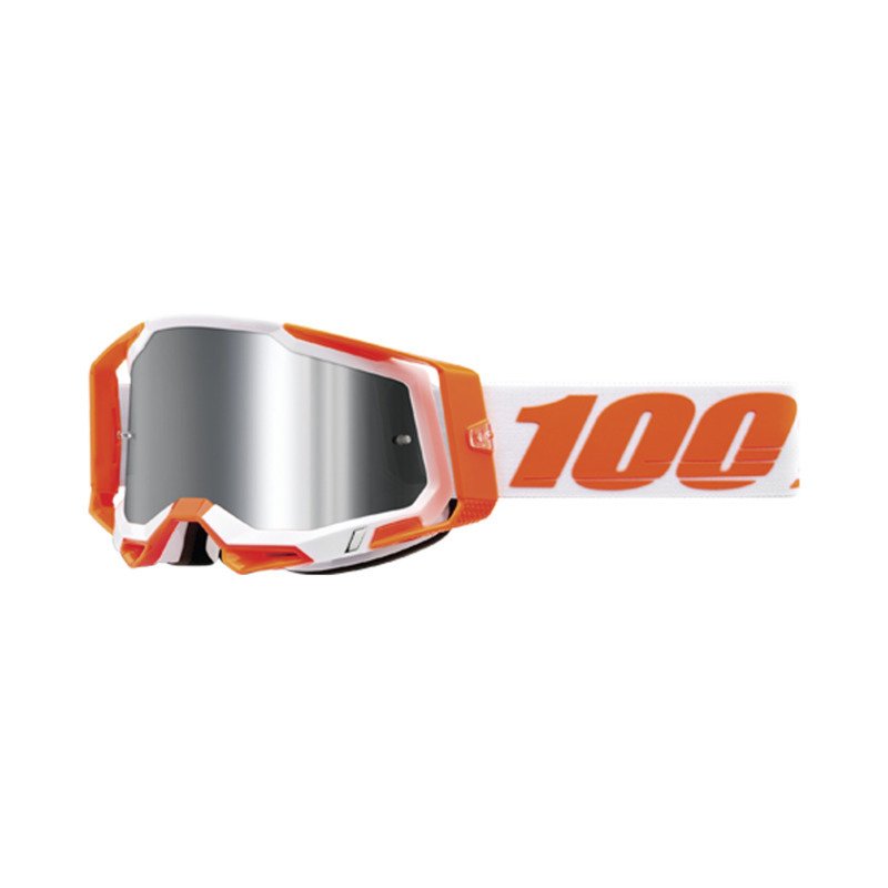 100percent Racecraft 2 Brille Orange - verspiegelt silber von 100percent