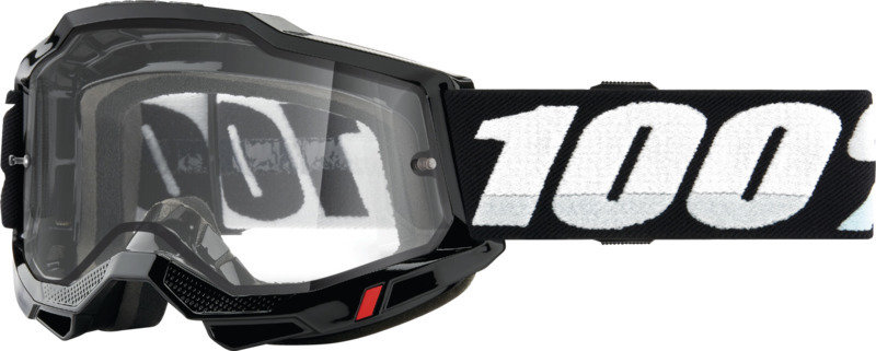 Accuri 2 ENDURO MOTO Goggle Black - Clear Lens von 100percent