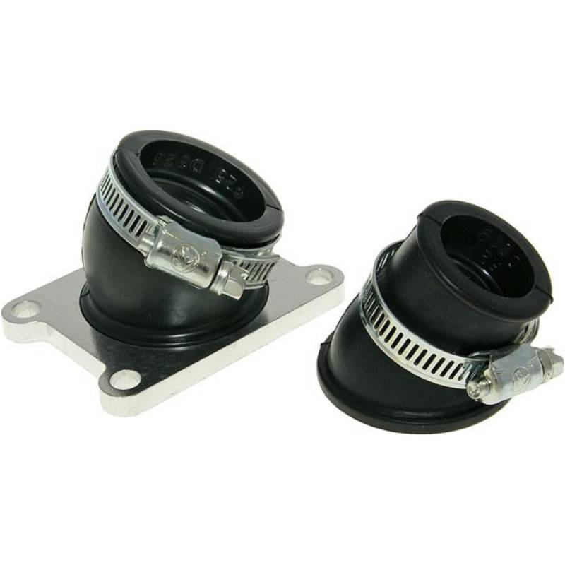 101 octane ip16752 flansch ansaugstutzen racing zweiteilig 24 und 32mm für derbi d50b0, ebe, ebs von 101 Octane
