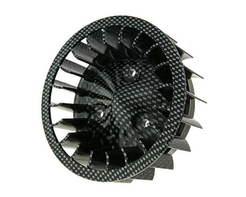Lüfterrad Carbon-Look für Minarelli liegend, Keeway, CPI, 1E40QMB Lüfterrad Carbon-Look für Minarelli liegend, Keeway, CPI, 1E40QMB von 101 Octane