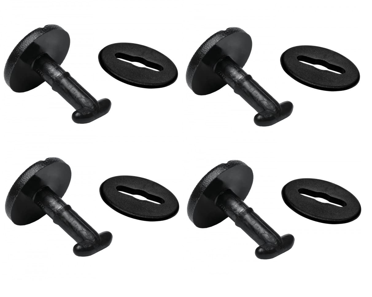 Set mit 4 Befestigungsclips für BMW (8-teilig) Ösen für Auto-Fußmatten für BMW 1 2 3 4 5 7 X1 X2 X3 X4 X5 X6 und IX von 123TAPISAUTO