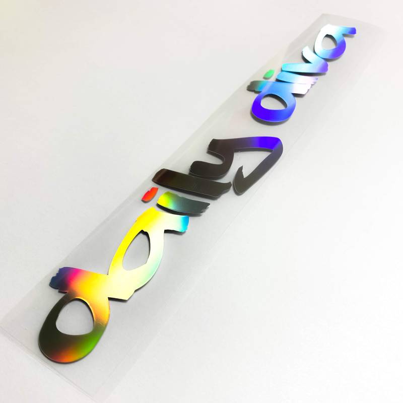 1A Style Sticker Daily Diva Aufkleber Glitzerfolie Hologramm Vinyl Glitzer Regenbogenfolie Tuningsticker Frontscheibenaufkleber von 1A Style Sticker