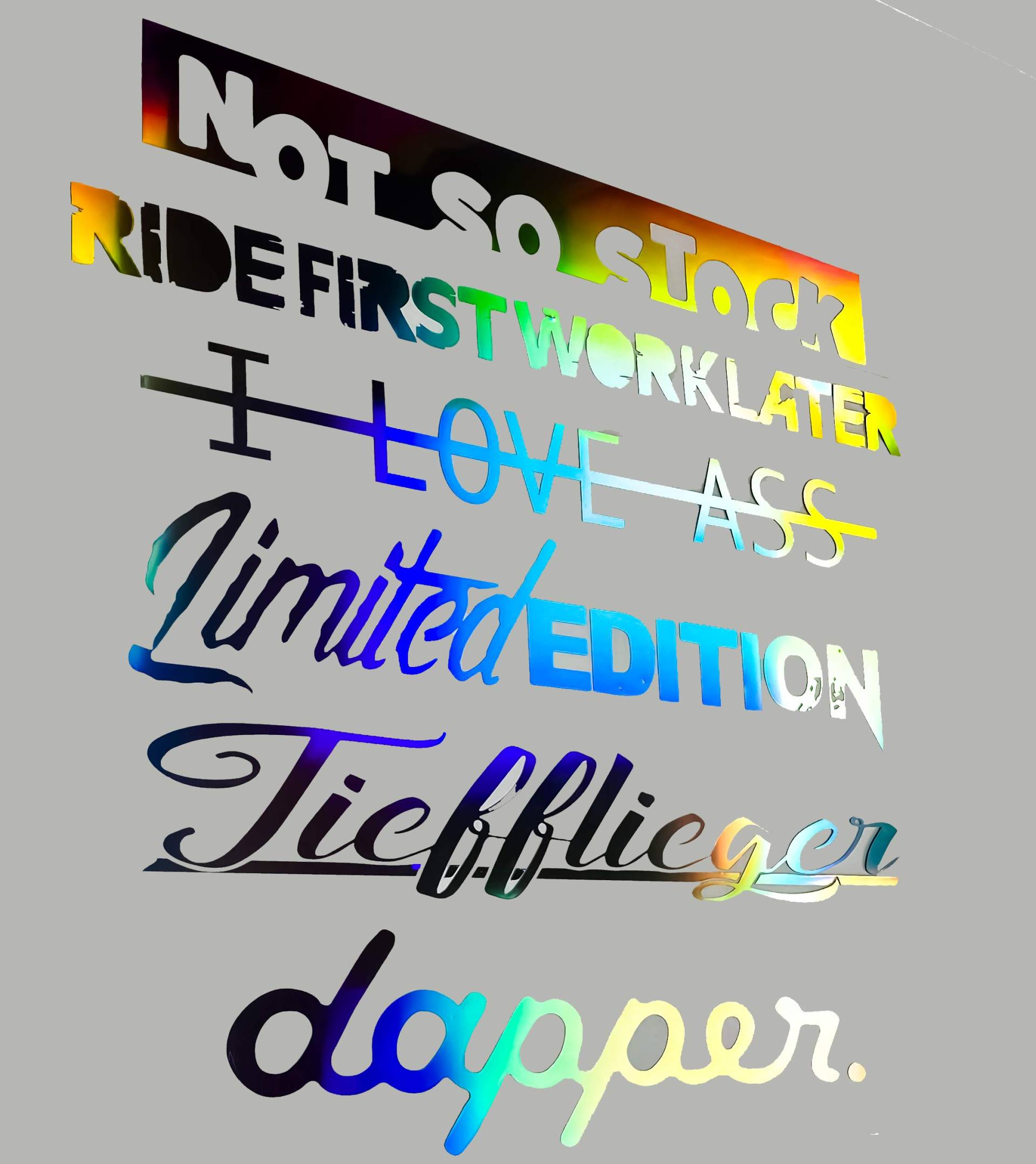 Auto Aufkleber Hologram Carsticker Static Schmuckstück Edition Performance Wunschaufkleber und Wunschfarbe Seitenaufkleber Auto Aufkleber Hologram Carsticker Static Schmuckstück Edition Performance Wunschaufkleber und Wunschfarbe Seitenaufkleber von 1A Style Sticker