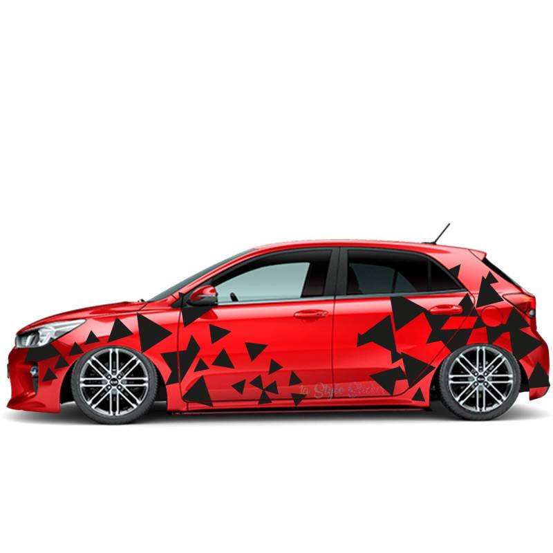 Auto Seitenaufkleber Sticker Dreieck Sticker Car Tattoo i30n von 1A Style Sticker