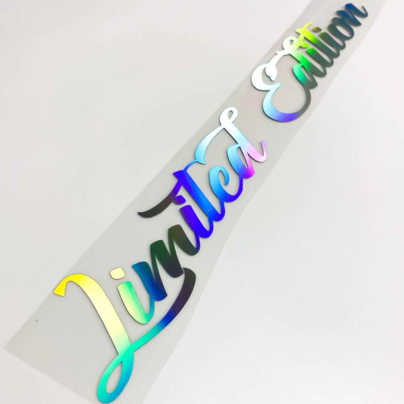 Limited Edition Aufkleber Hologramm Oilslick Autoaufkleber Tuningsticker Regenbogenfarben Hologramm Sticker Slickoil von 1A Style Sticker