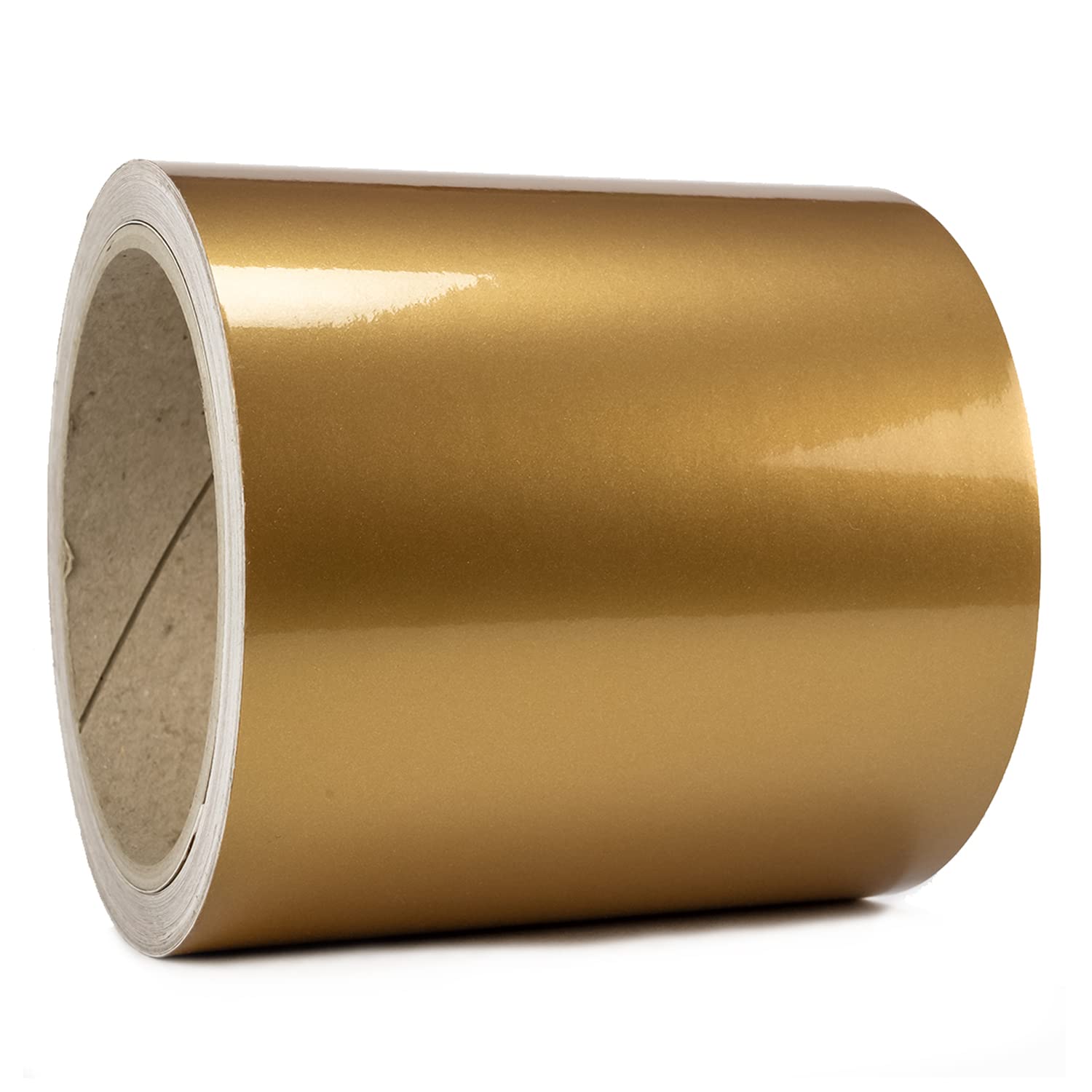 Seitenstreifenaufkleber Gold Metallic Glanz Auto Styling Zierstreifen Cartattoo Einzelstück Matrix Optic Performance Pinstriping Line Vinyl Decal Stripes (100 mm) von 1A Style Sticker